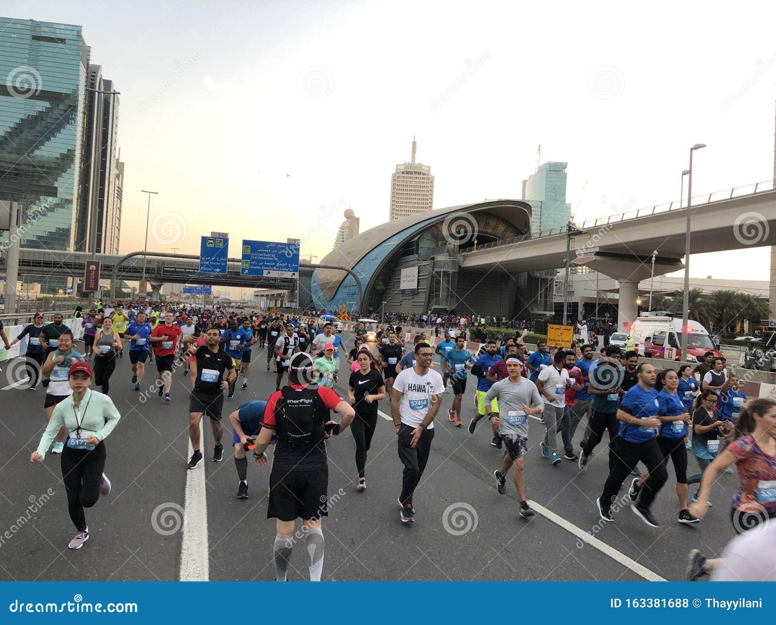 Dubai Run A Part Of Dubai Fitness Challenge Editorial Stock Photo dubai-run-a-part-of-dubai-fitness-challenge-editorial-stock-photo