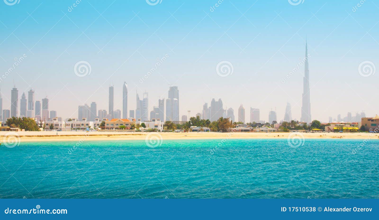 Dubai. Schöner Strand Und Meer Stockfoto Bild von horizont, araber