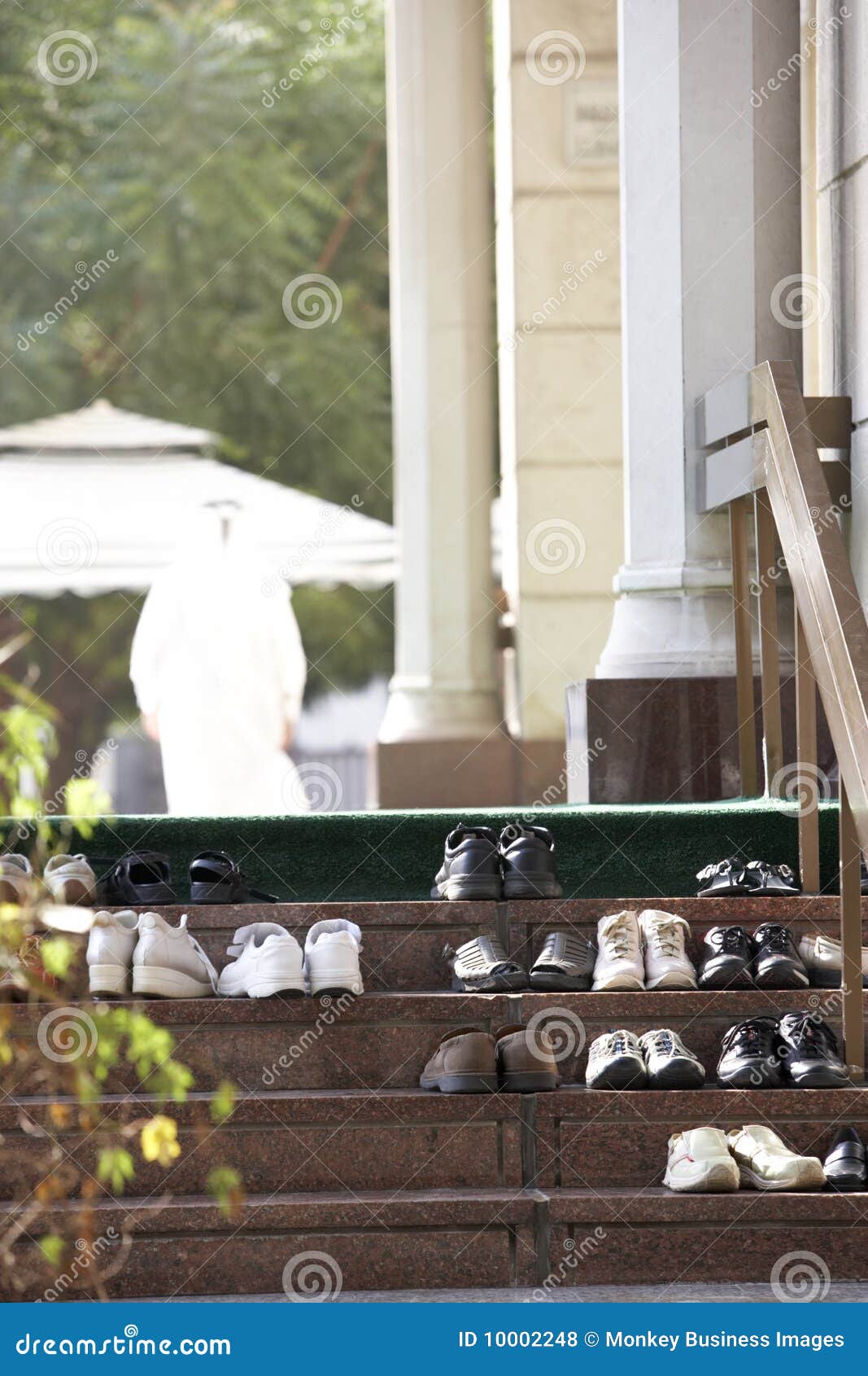 Dubai,Shoes Left Outside Mosque Stock Photo Image of worship, prayer