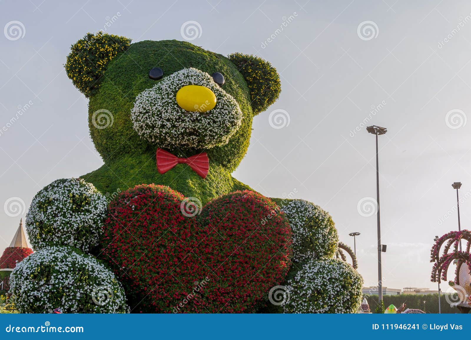 Dubai,UAE Nov 17 2017 Miracle Garden in Dubai UAE Editorial Photo