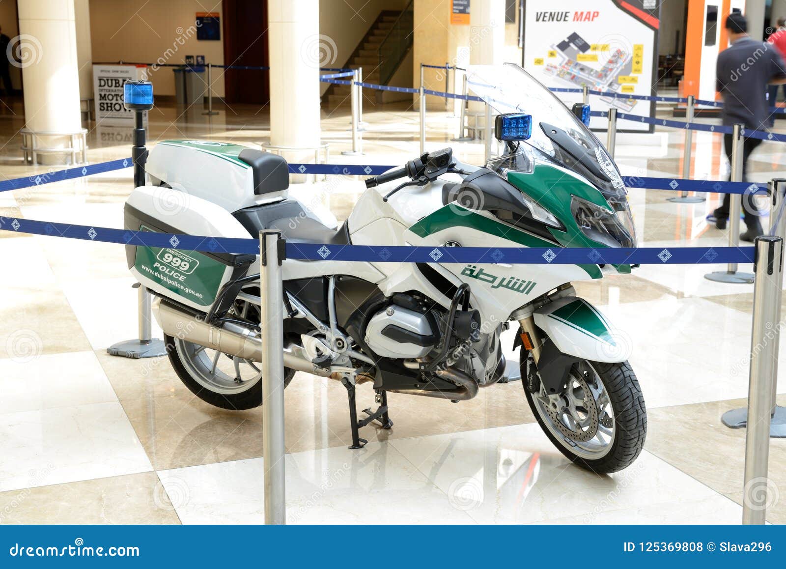 The BMW Bike of Dubai Police is on Dubai Motor Show 2017 Editorial