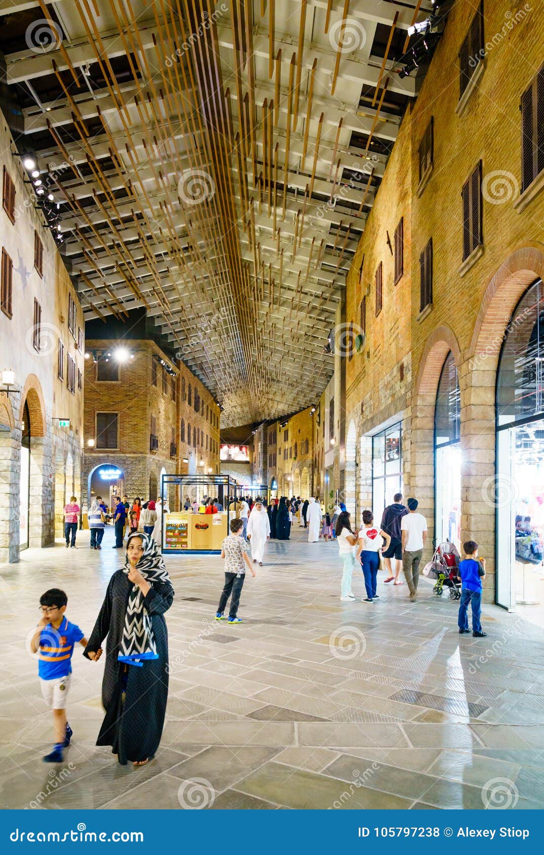 The Outlet Village In Dubai Editorial Stock Photo - Image of commercial, shopping: 105797238
