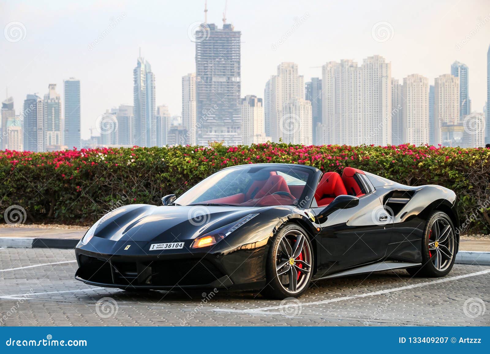 Ferrari 488 Spider Editorial Photography Image Of