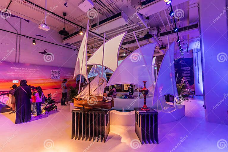 DUBAI, UAE - OCTOBER 28, 2021: Maldives Pavilion at Expo 2020 in Dubai