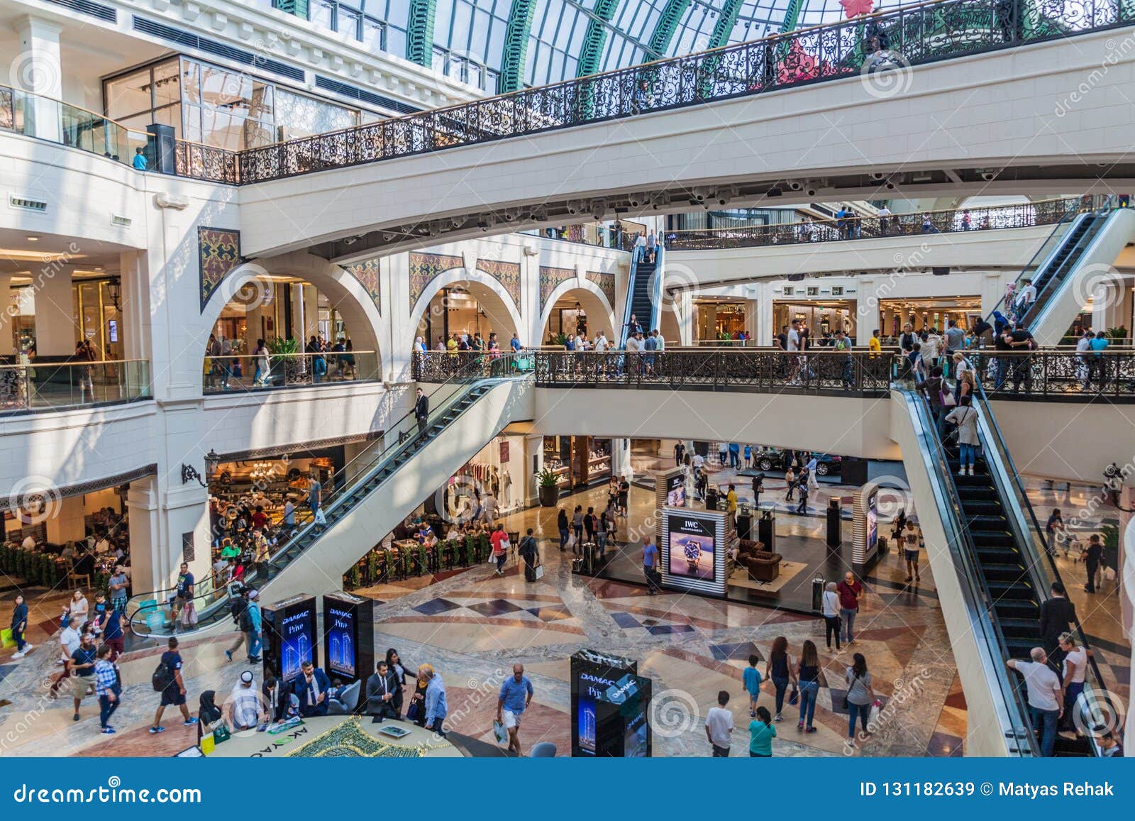 26 November 2019, UAE, Dubai: Louis Vuitton store in Dubai Mall, panoramic  view Stock Photo