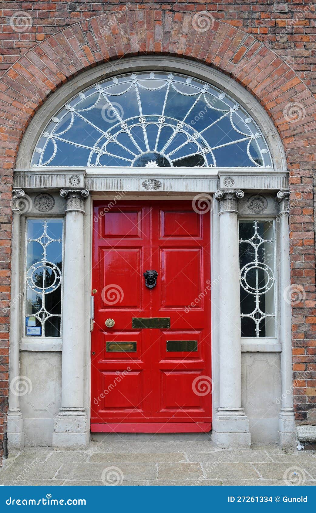 Dublin door stock photo. Image of building, home, brass 27261334