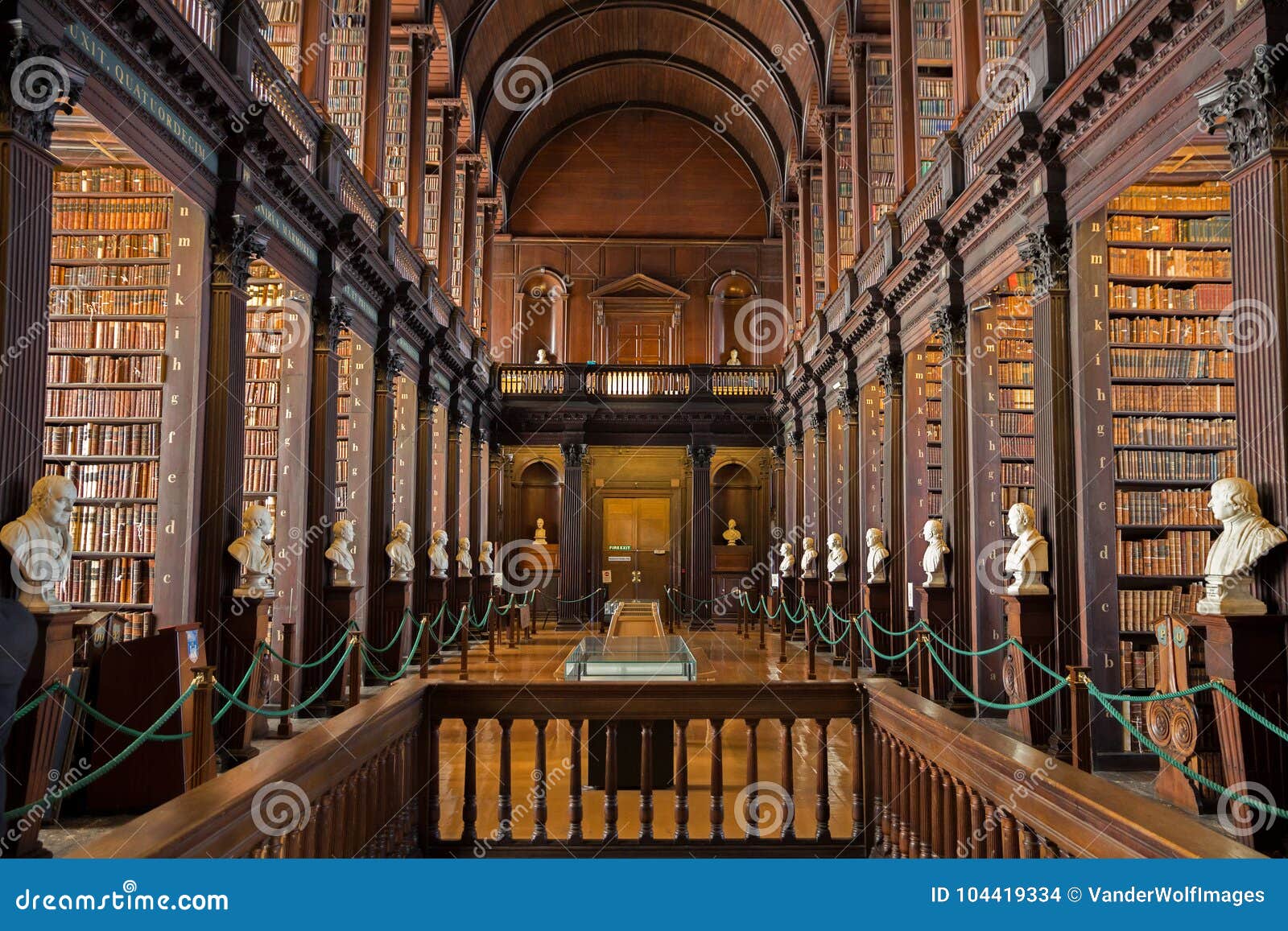 Long room library editorial stock image. Image of cabinet - 104419334