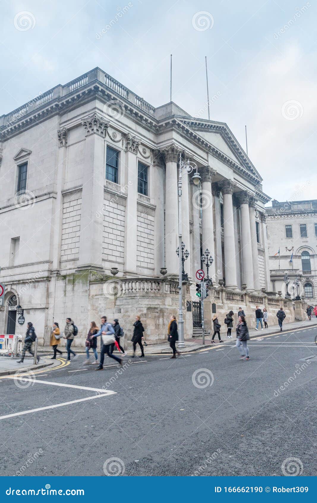 The city hall of Dublin editorial image. Image of democracy 166662190