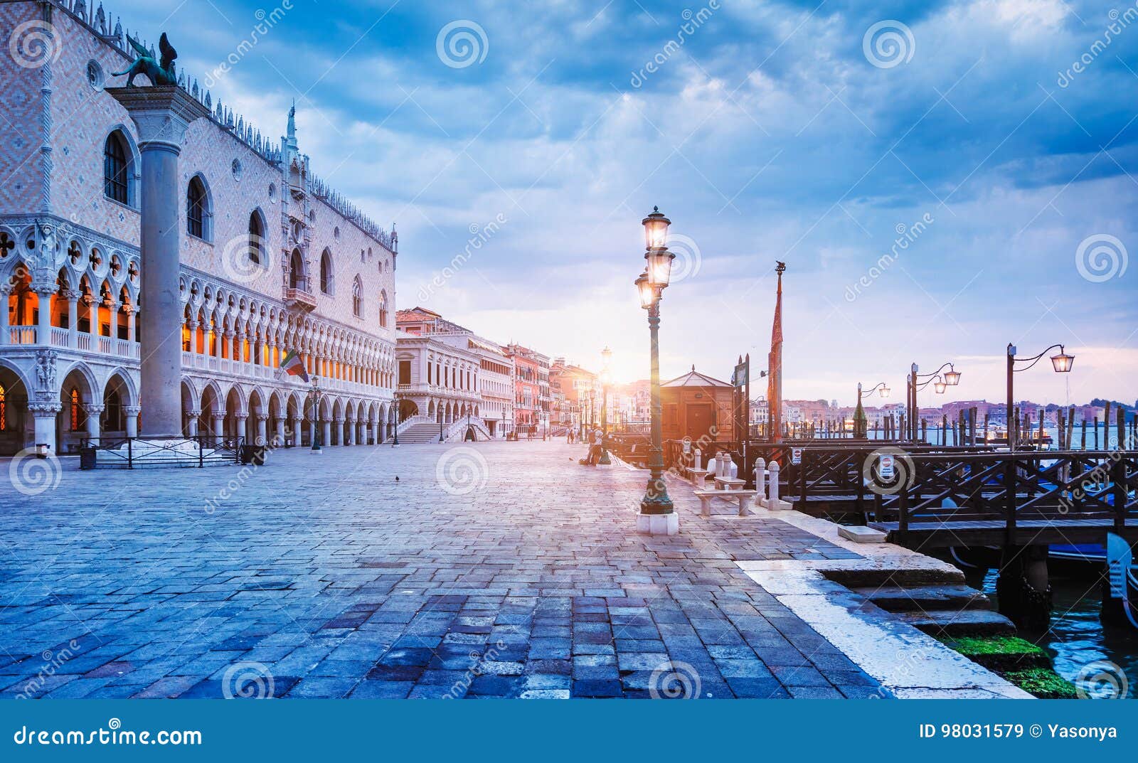 ducal palace on piazza san marco venice