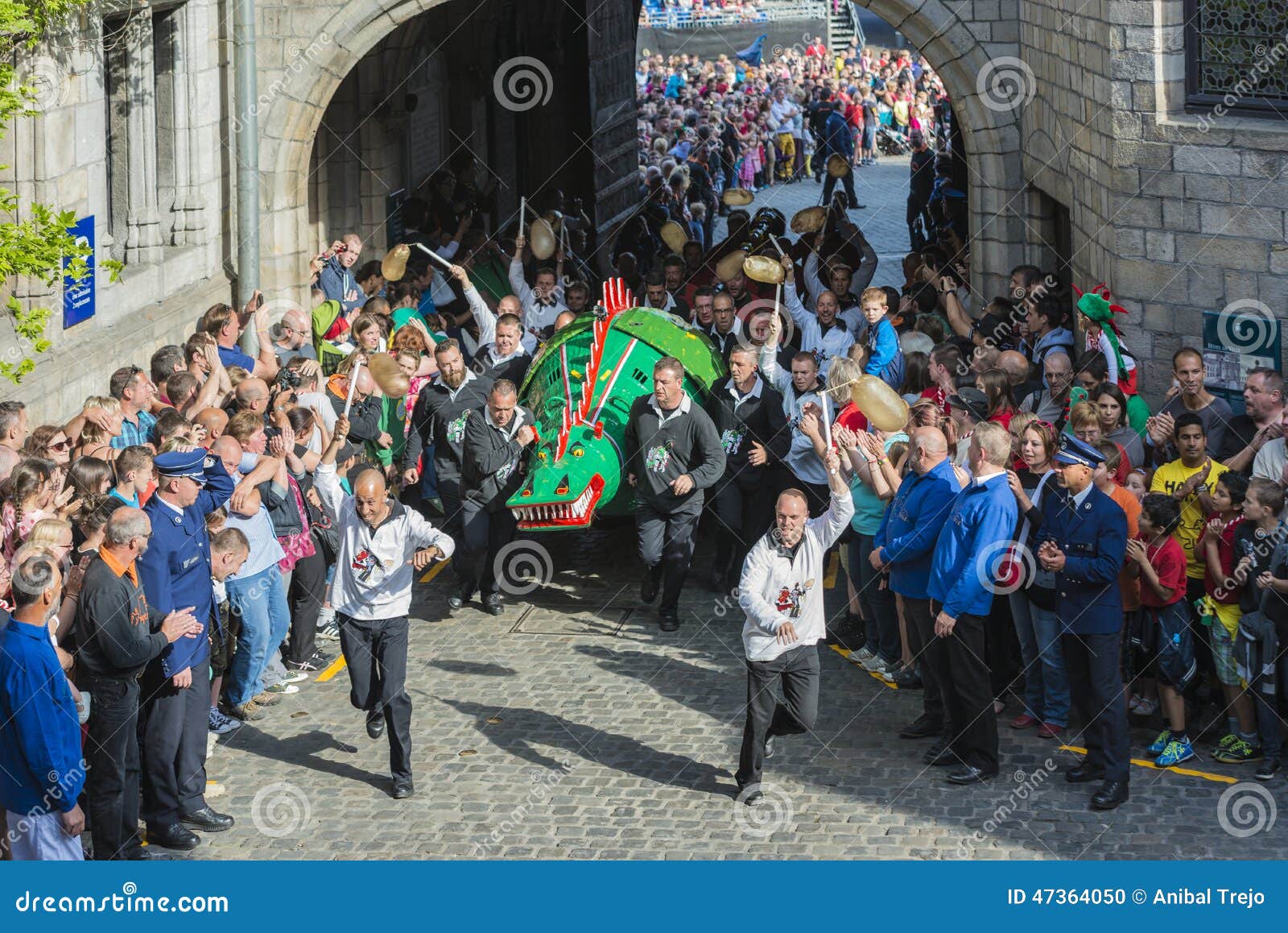 Ducasse De Mons O Doudou a Mons, Belgio Immagine Editoriale - Immagine ...