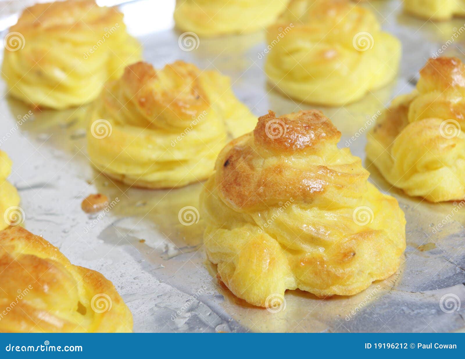 Duchesse potatoes stock photo. Image of baking, food 19196212