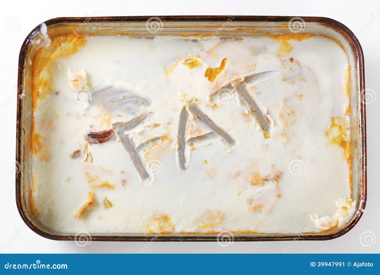 Duck fat in roasting pan stock image. Image of shot, grease 39947991