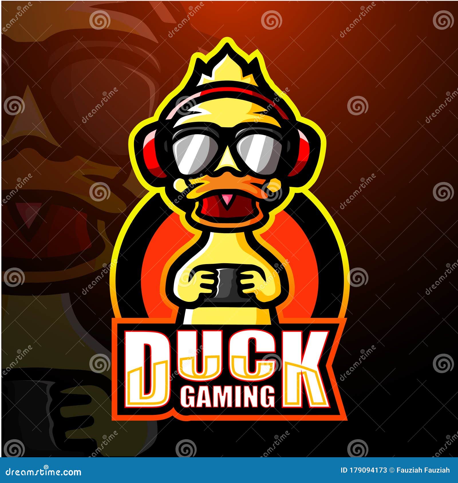 Ninja Duck T-shirt Design Vector Download