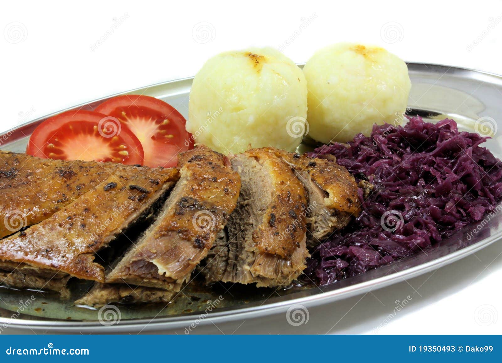 Duck pork stock image. Image of dumpling, christmasdinner 19350493