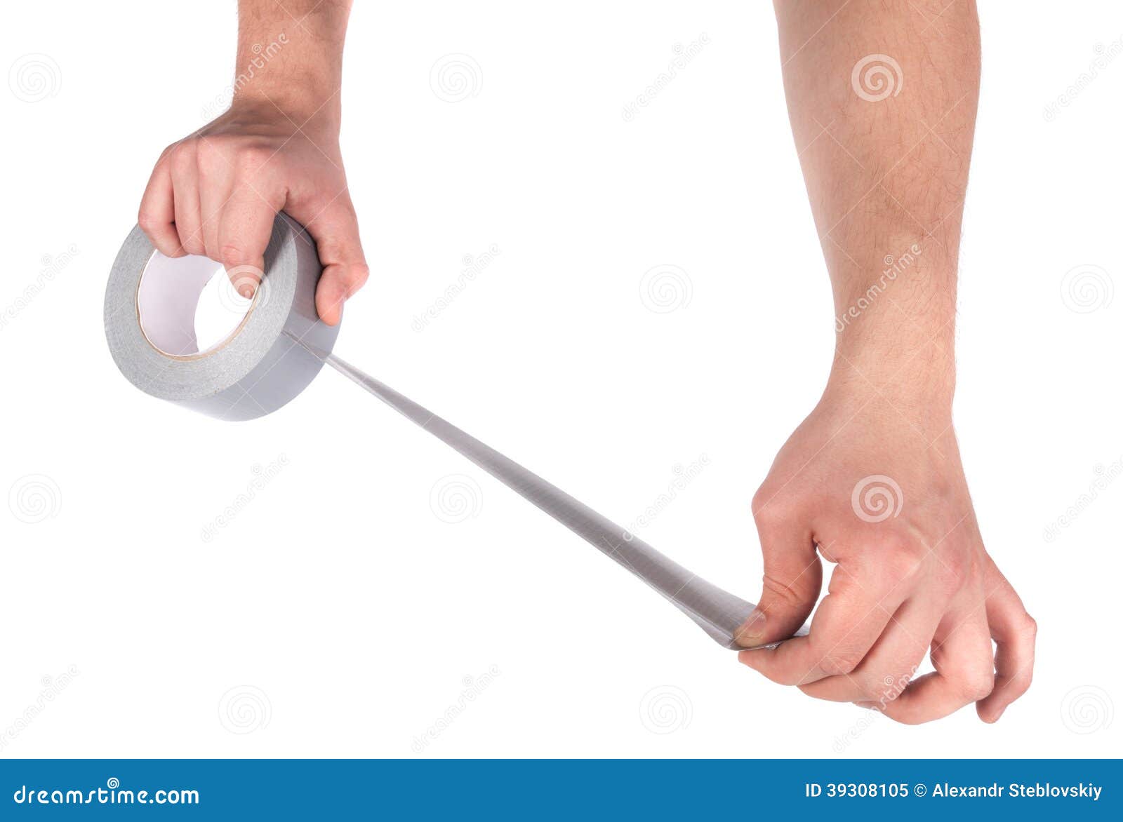 Duct tape stock image. Image of roll, rubber, hands, scotch 39308105