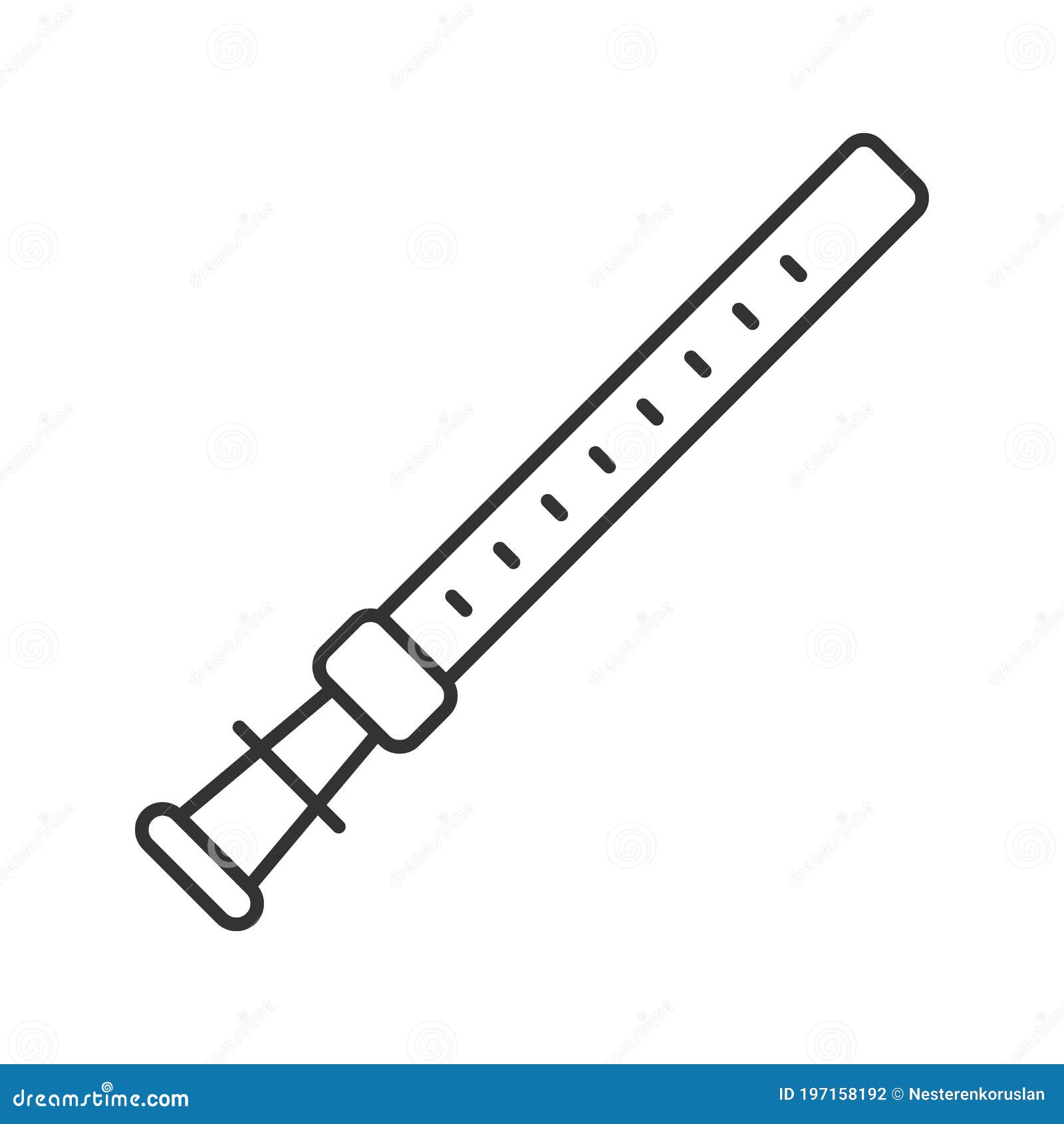 duduk instrument linear icon