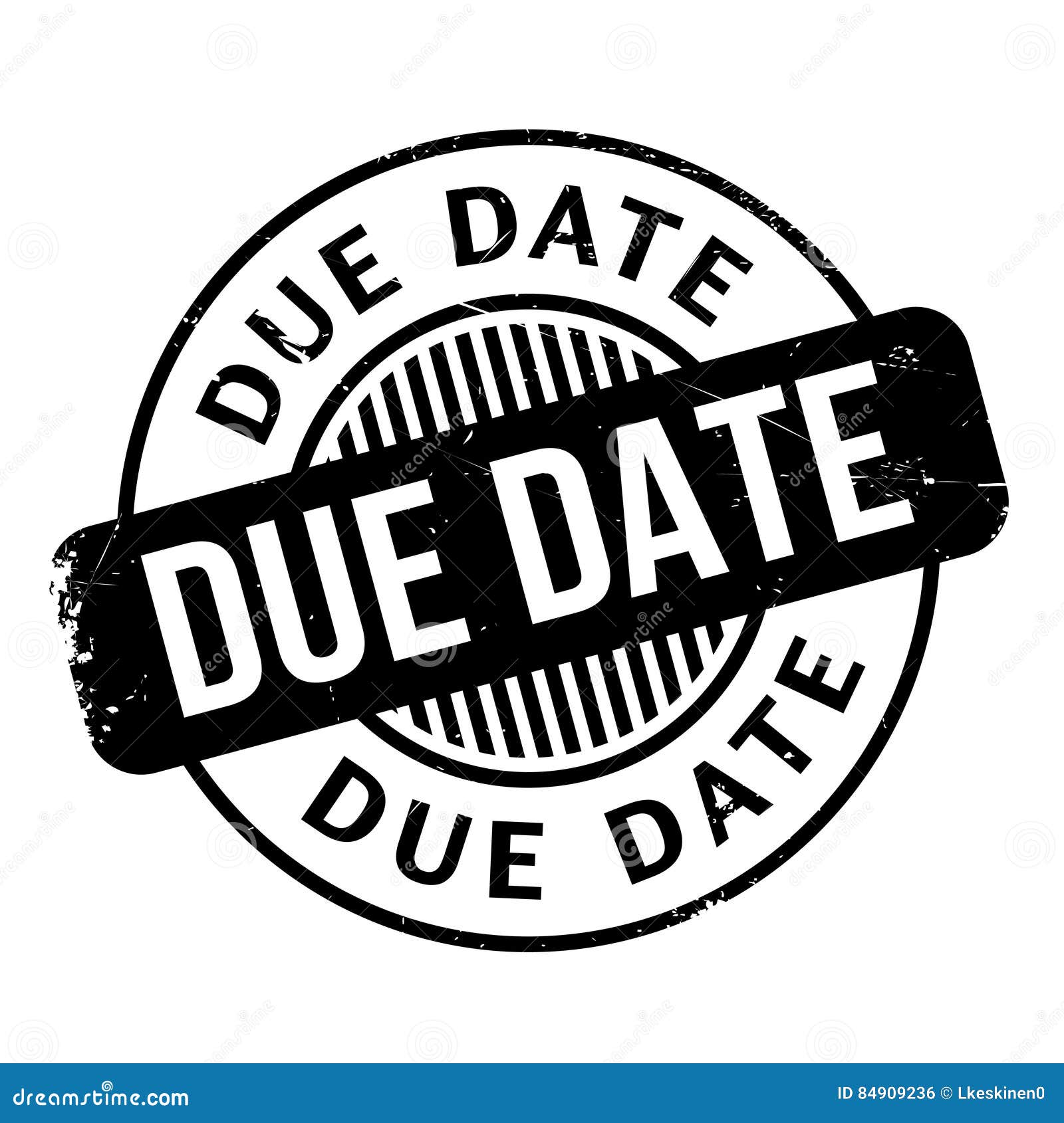 Due Date rubber stamp stock illustration. Illustration of chargeable 84909236