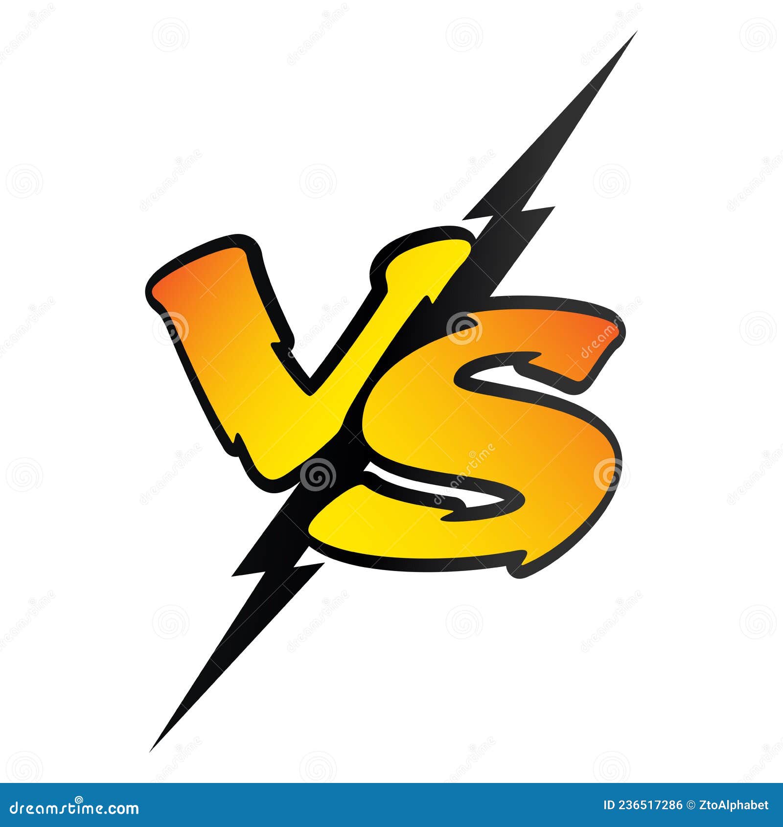 Versus VS logo. Battle headline template. - Stock Illustration  [55554007] - PIXTA