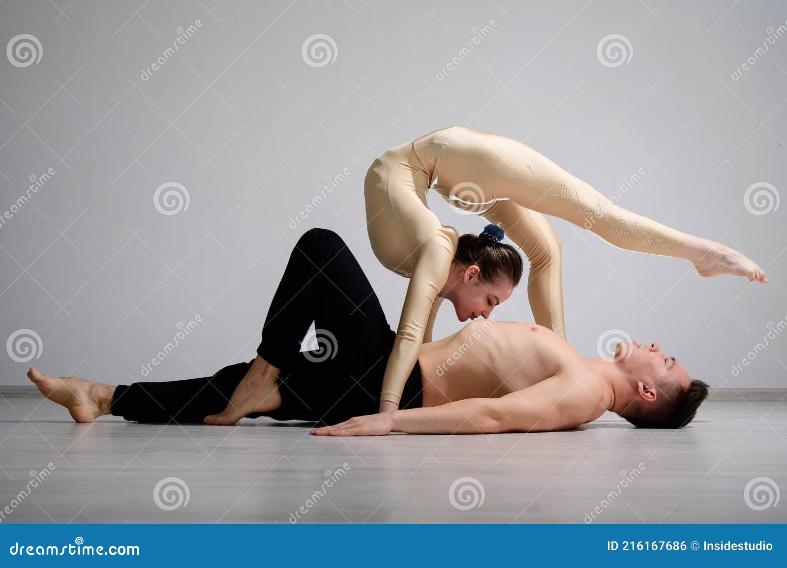 Yoga in Pair. Couple Women. Duo Pose Stock Photo - Image of nature, couple:  63662610