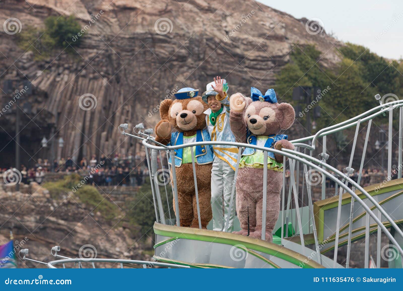 Duffy and Shelliemay the Disney Bears in Japan Editorial Photo