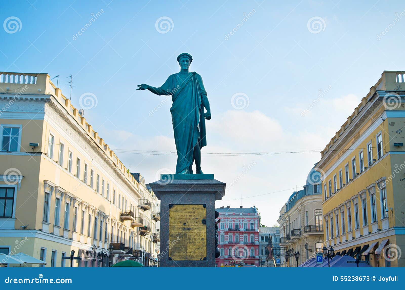 Duke Richelieu Statue, Odessa Stock Image Image of landmark, pedestal