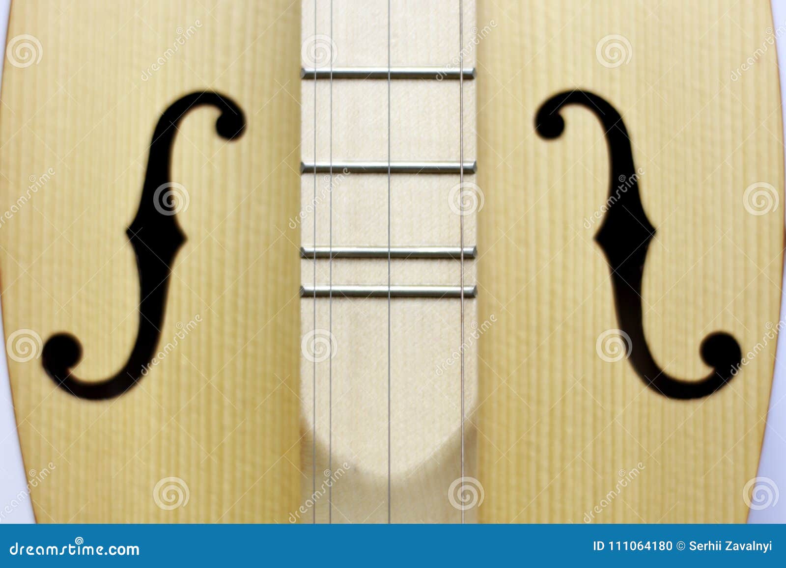 Dulcimer, Folk Instrument Closeup. Background Stock Photo Image of