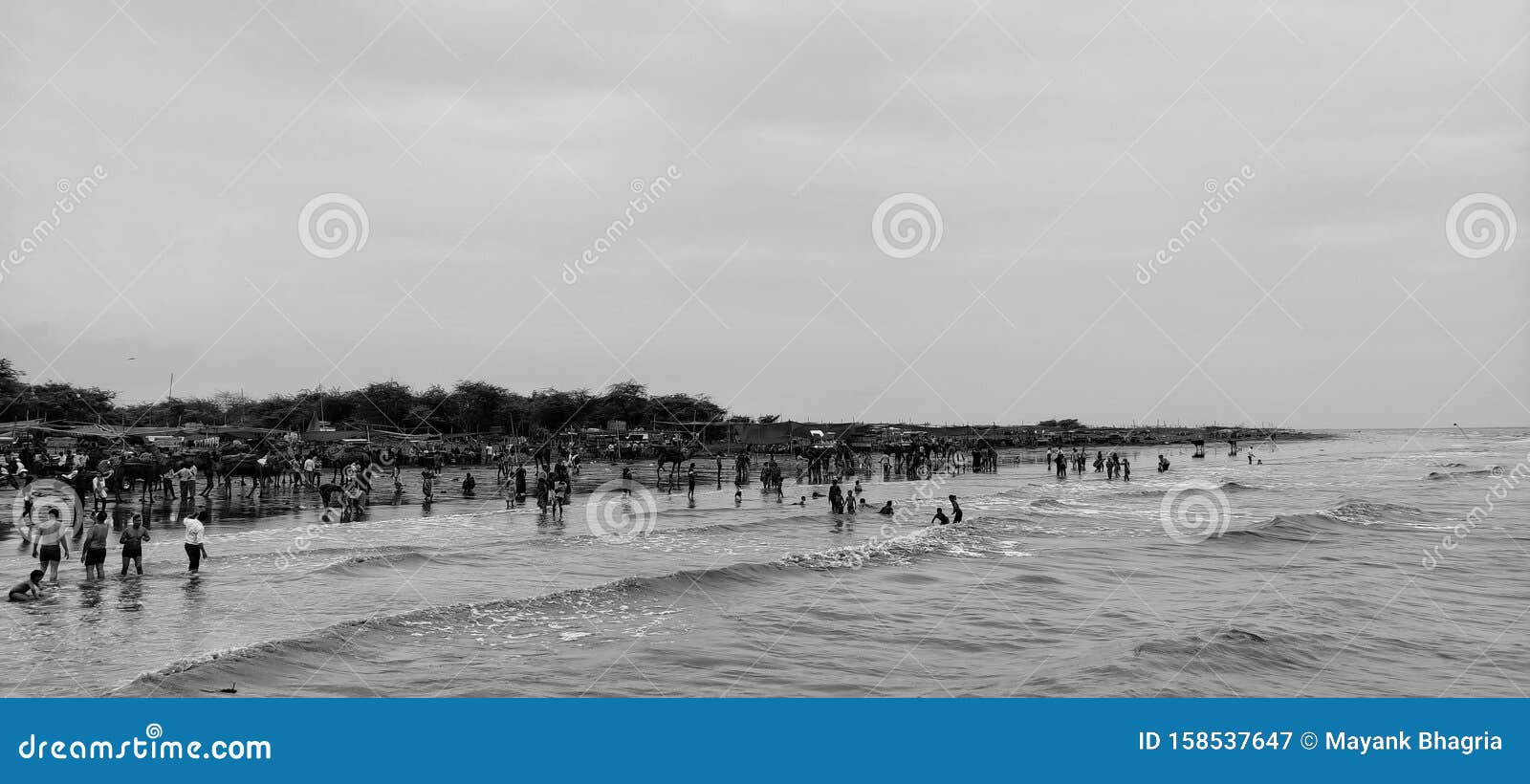 Dumas Beach, Surat, Gujarat, India Editorial Photography - Image of