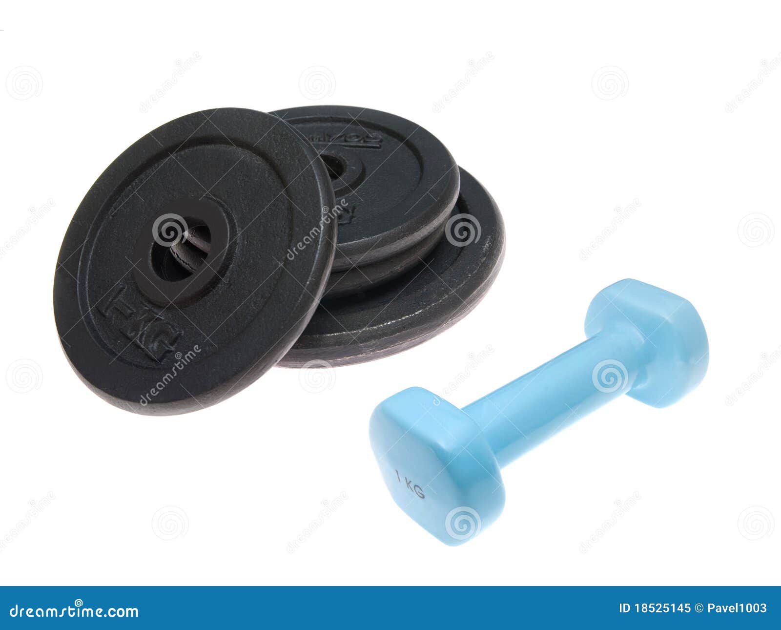 Dumbbell and barbells stock image. Image of couple, heavy 18525145