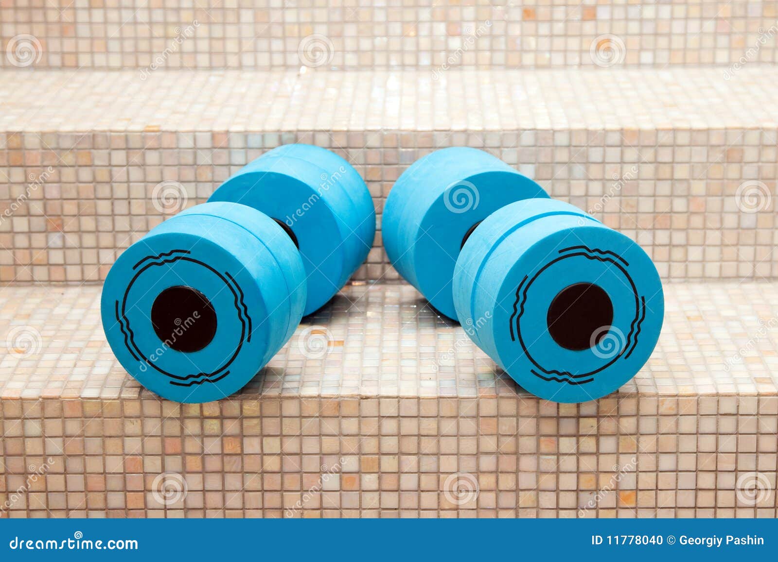 Dumbbell Weights for Water Aerobics Stock Photo Image of activity