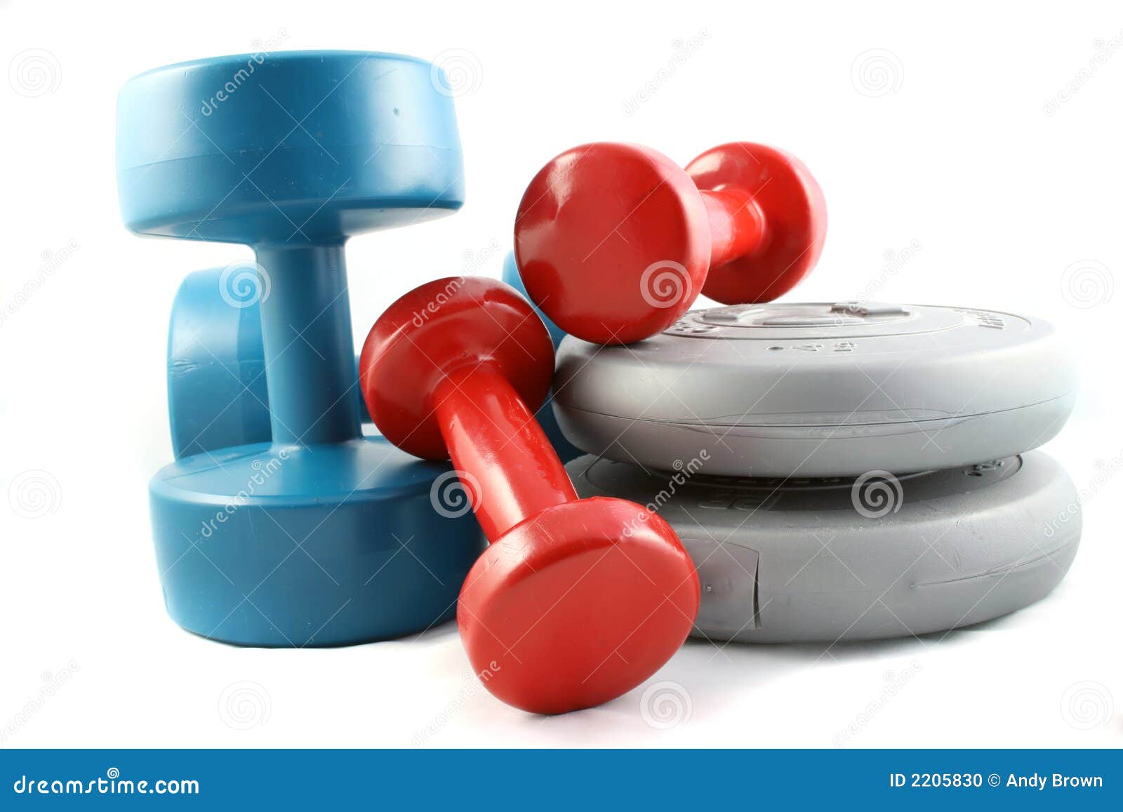 dumbbells and free weights