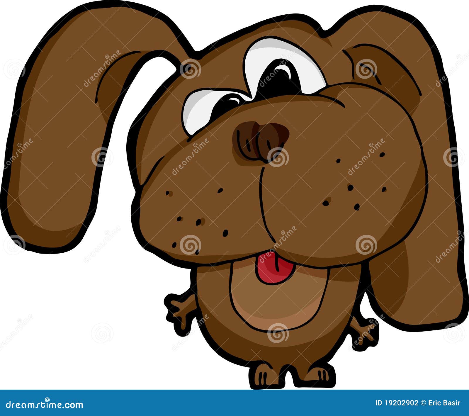 Dummer Hund vektor abbildung. Illustration von kunst 19202902