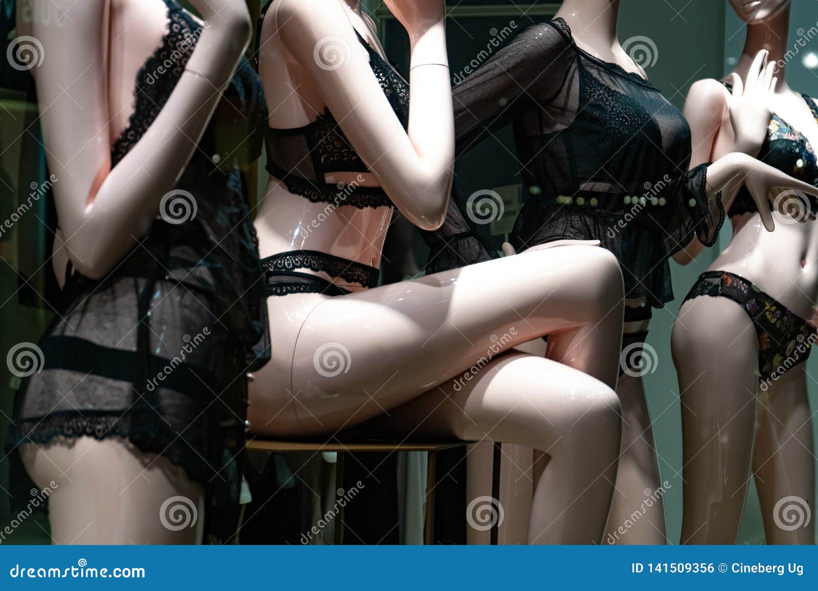 Female mannequin in underwear. Shop lingerie. 21963916 Stock Photo at  Vecteezy
