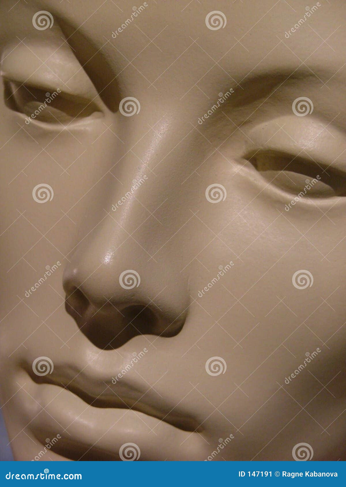 Female Dummy Scary Face, Partially Isolated Stock Photo, Picture and  Royalty Free Image. Image 16318378.