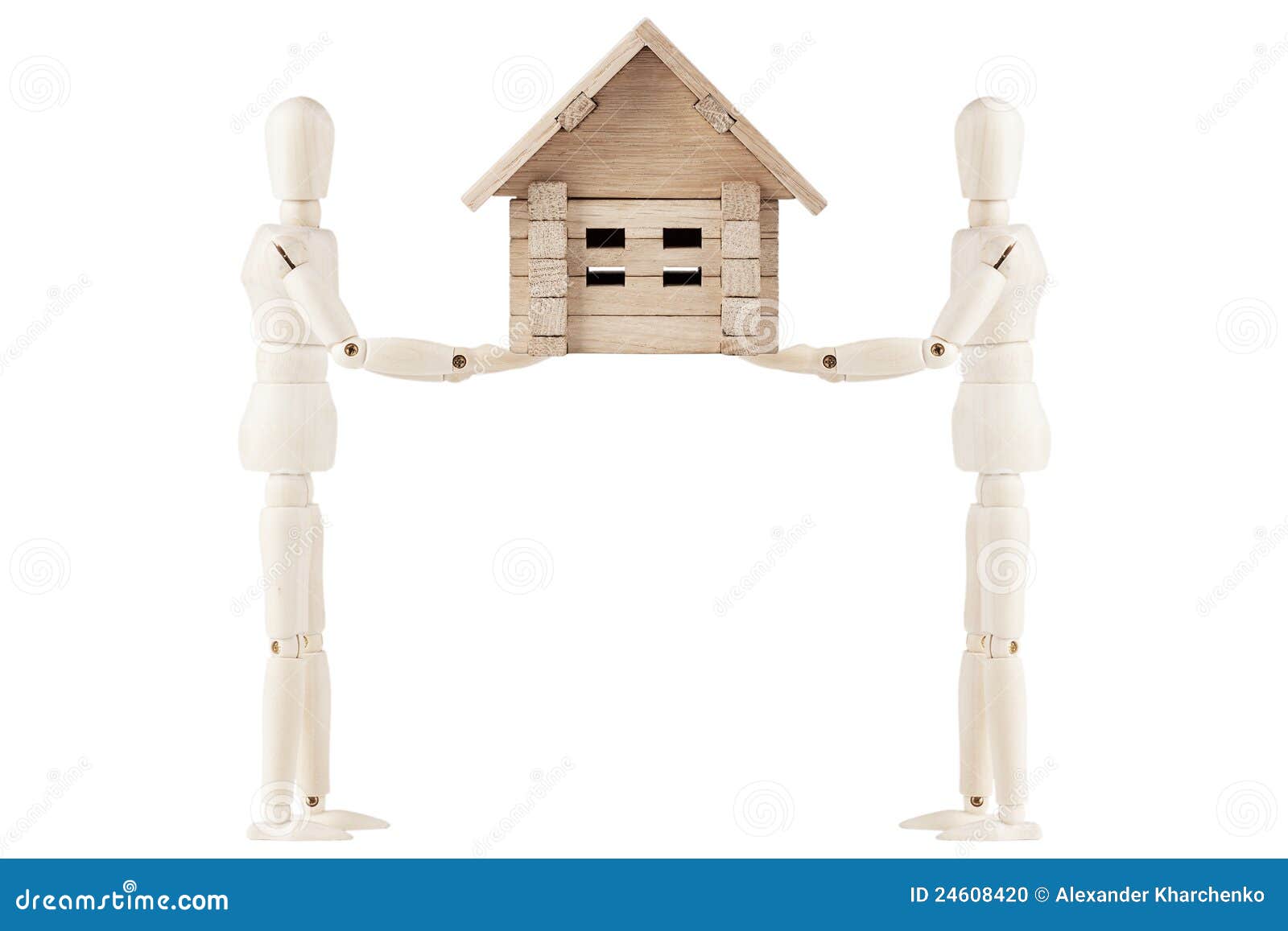 Dummy with house stock photo. Image of building, exterior 24608420