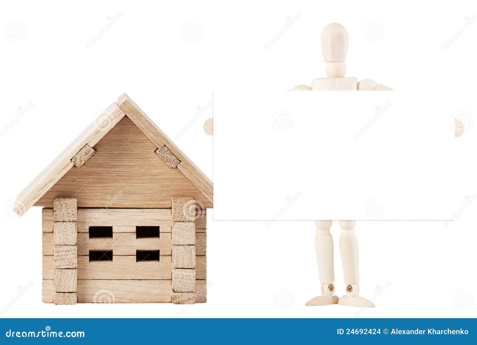 Dummy with house stock photo. Image of condominiums, carrying 24692424