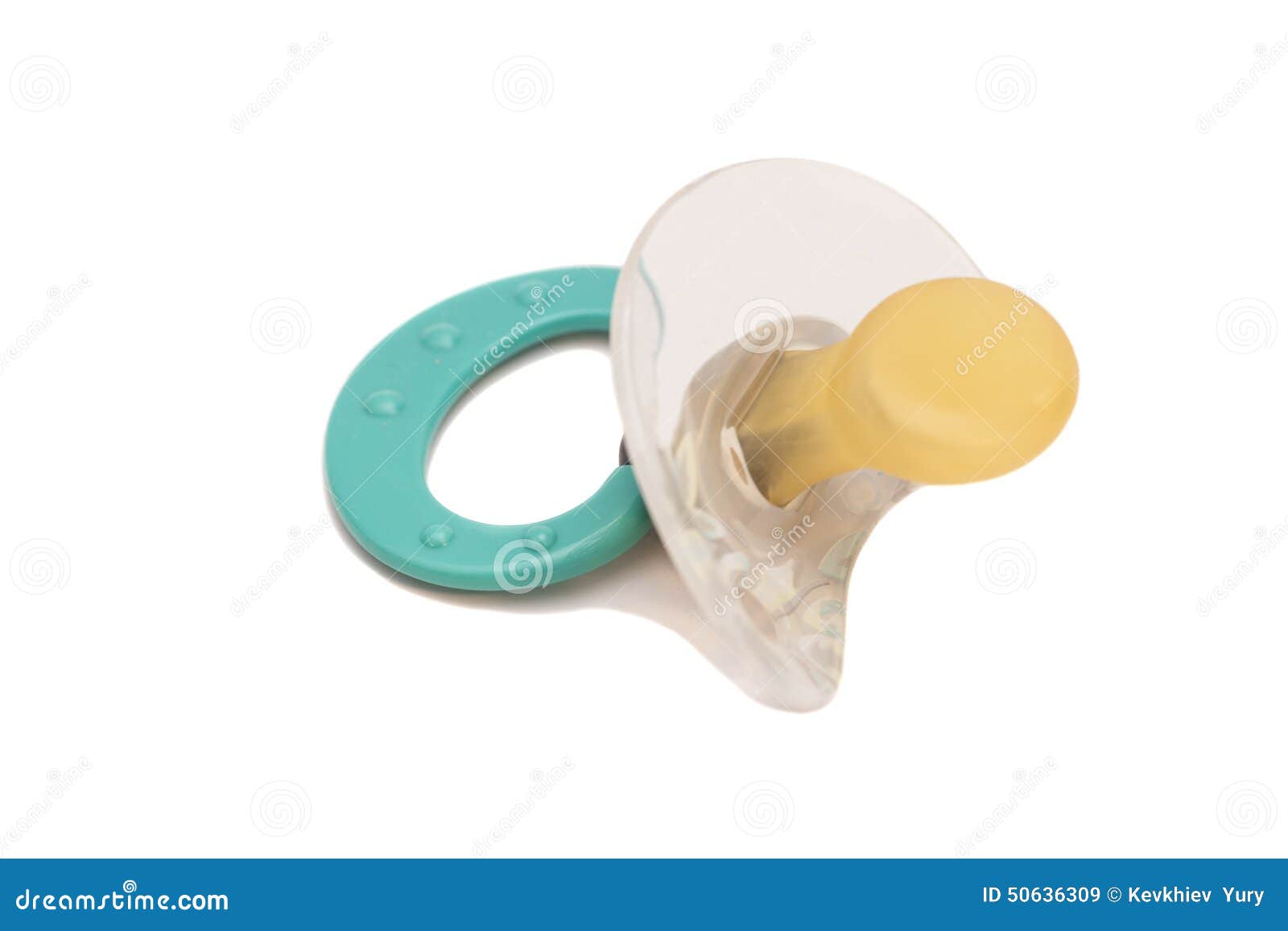 Dummy or pacifier isolated stock image. Image of blue - 50636309