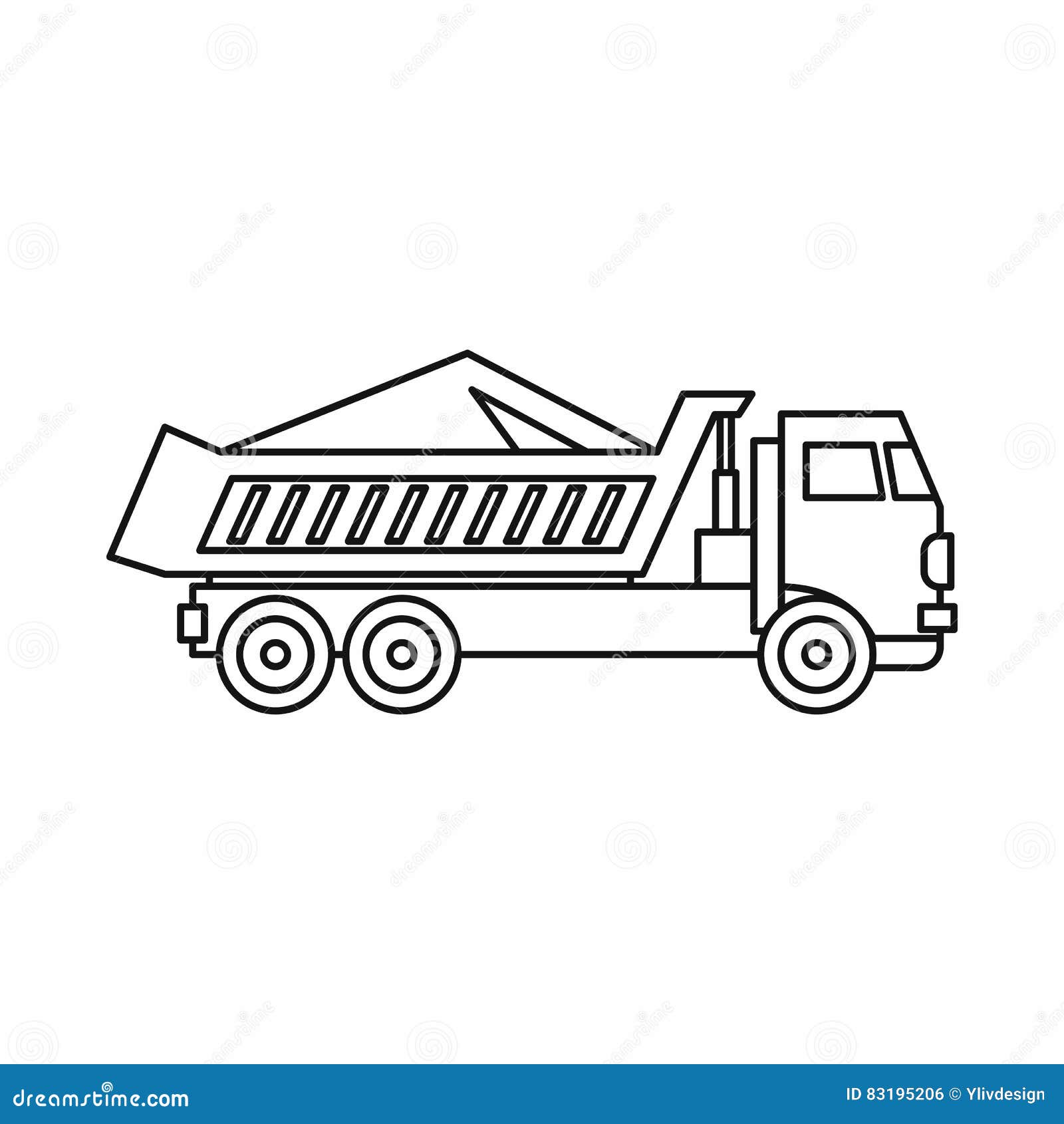 Free Free Dump Truck Outline Svg 44 SVG PNG EPS DXF File