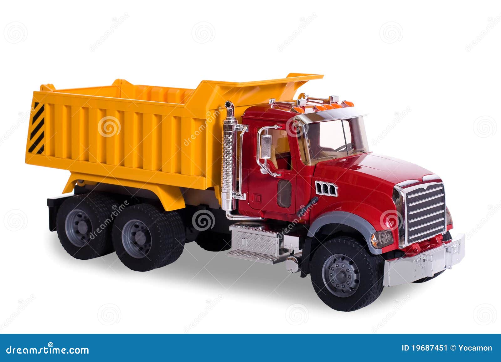 Dump truck toy stock image. Image of truck, machine, carry  19687451