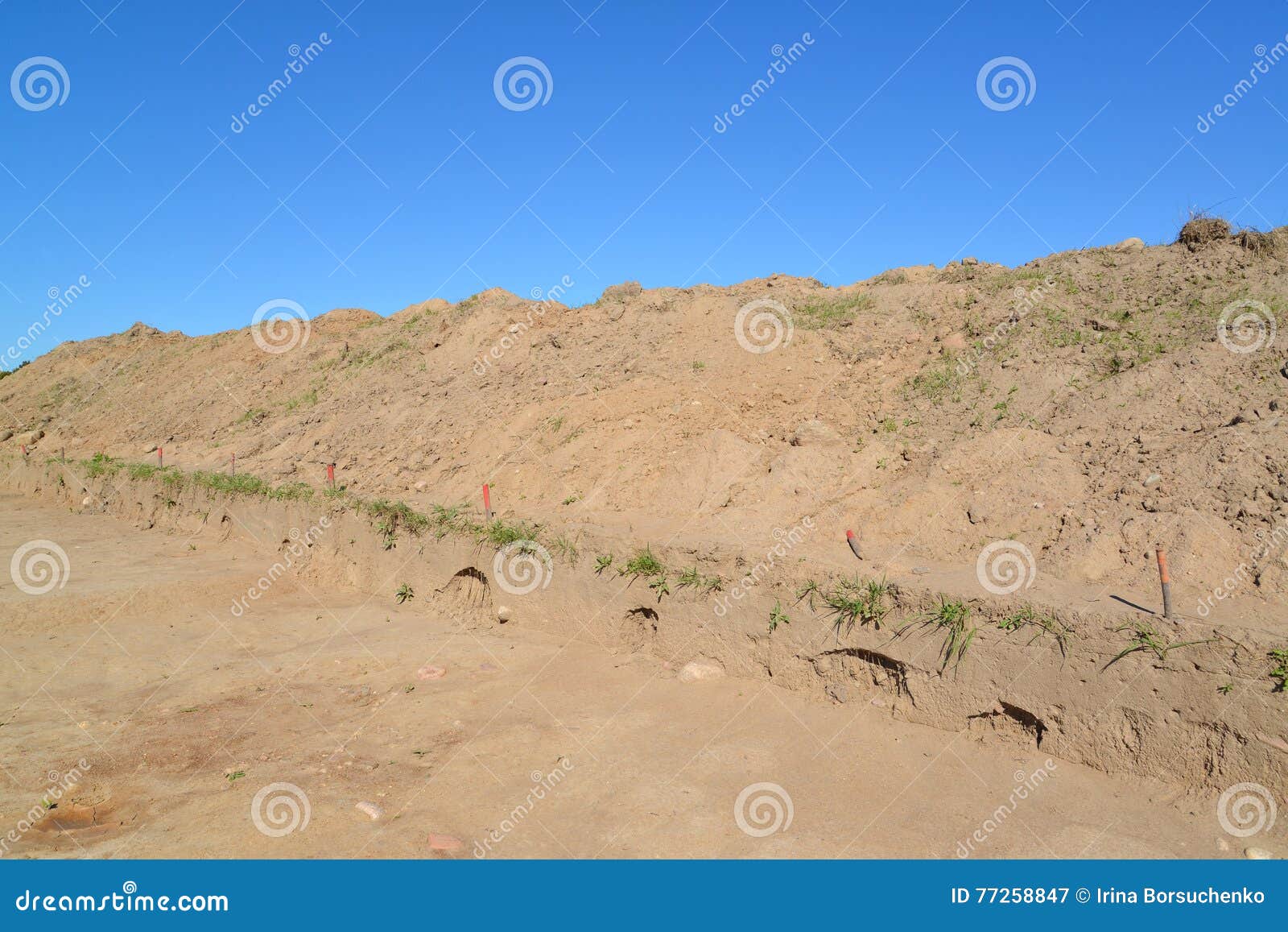 Dumps Clay Soil Road Construction Stock Photos Free & RoyaltyFree