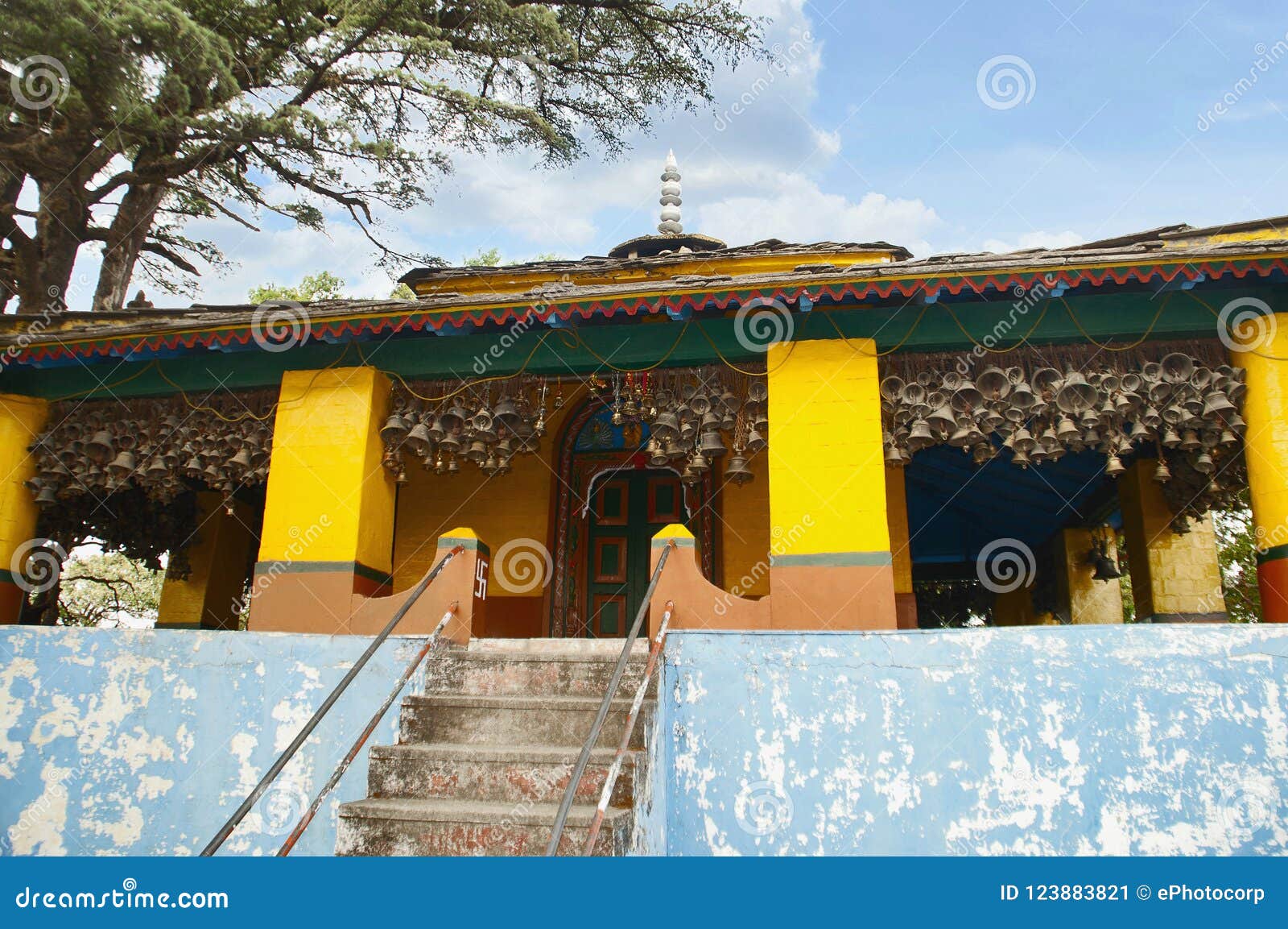 dunagiri mata temple at almora district of uttarakhand india