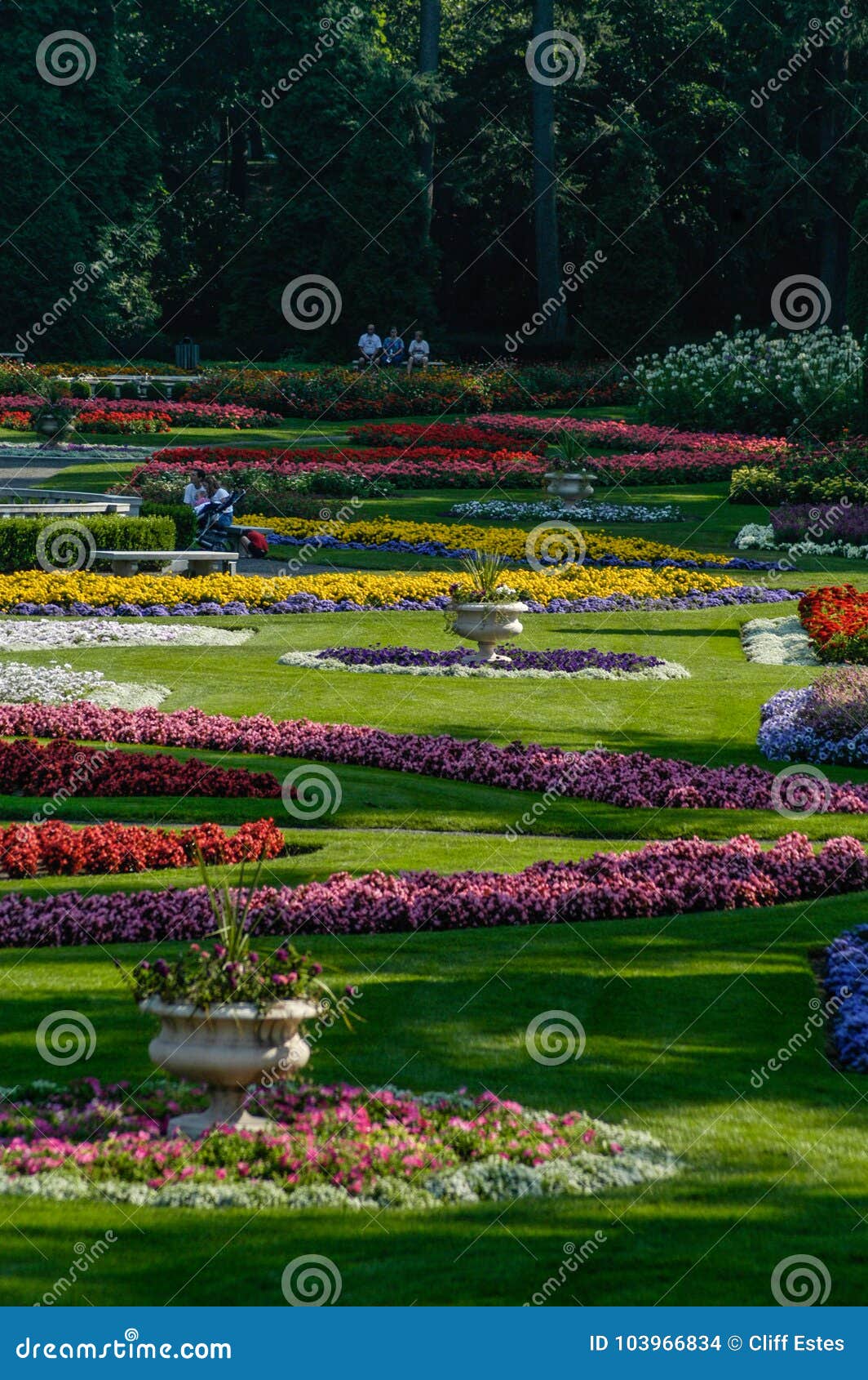 Duncan Gardens At Manito Park Spokane Wa Editorial Stock Image