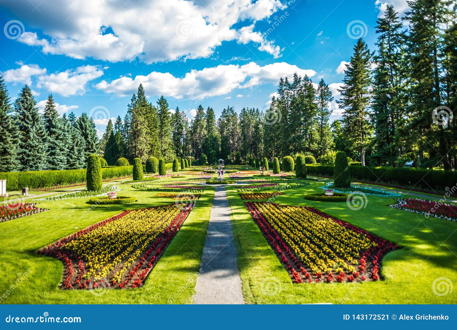 Duncan Gardens in Spokane Wshington Stock Image Image of duncan