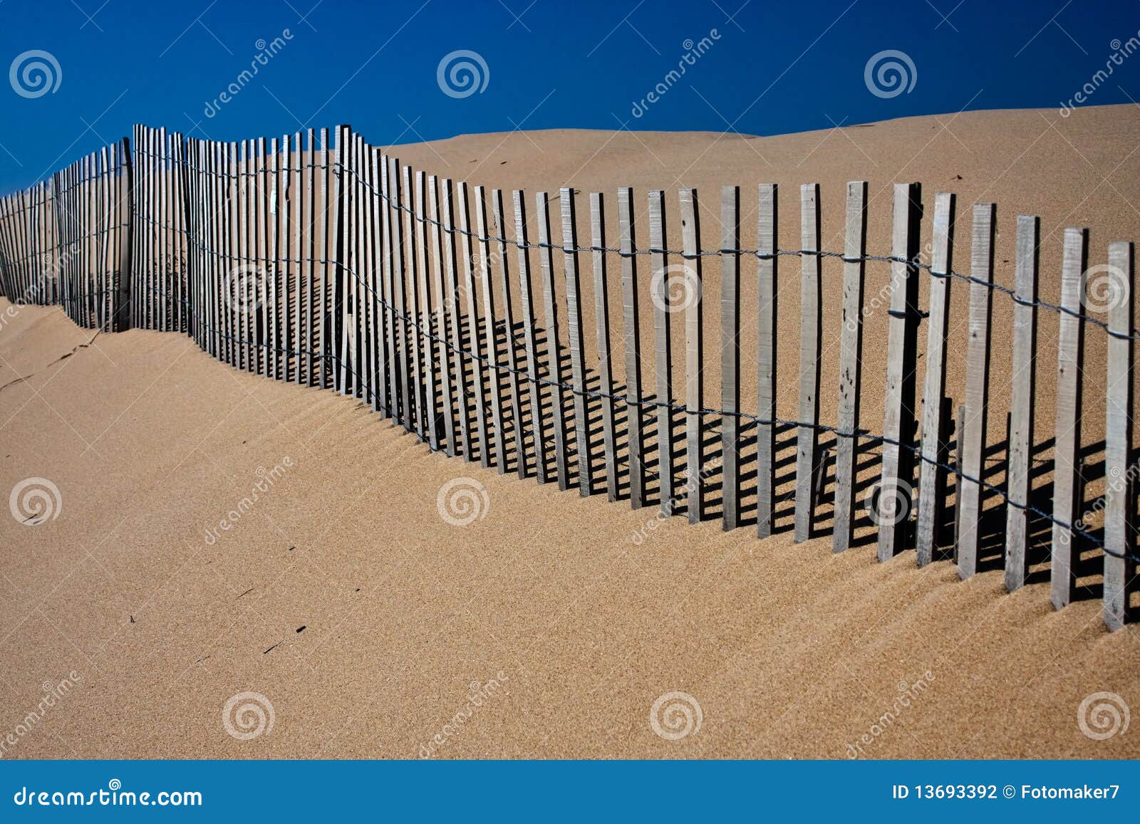 Dune fence stock photo. Image of ocean, pray, hill, coastal 13693392