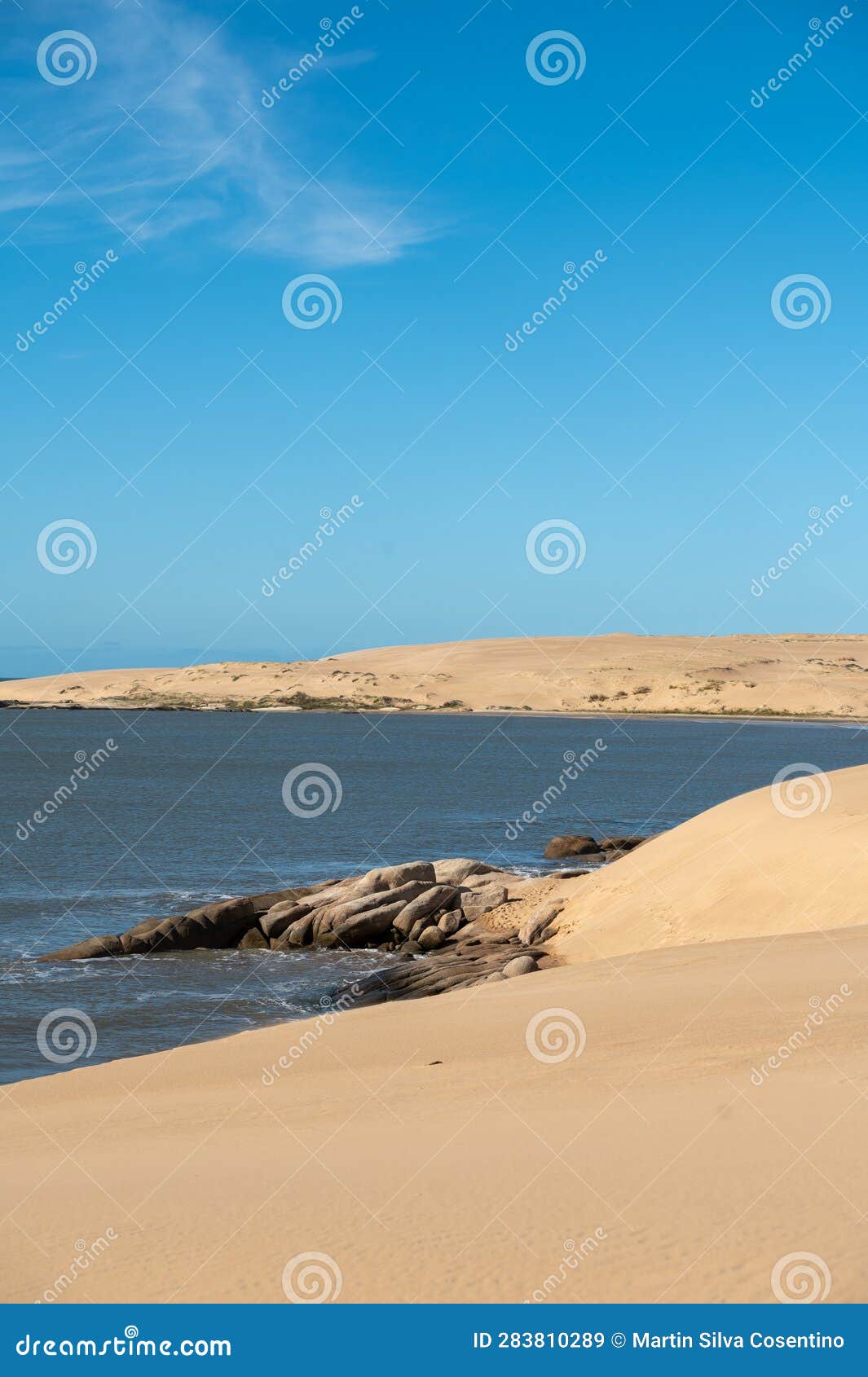 dunes of the cabo polonia national park in the department of rocha in uruguay