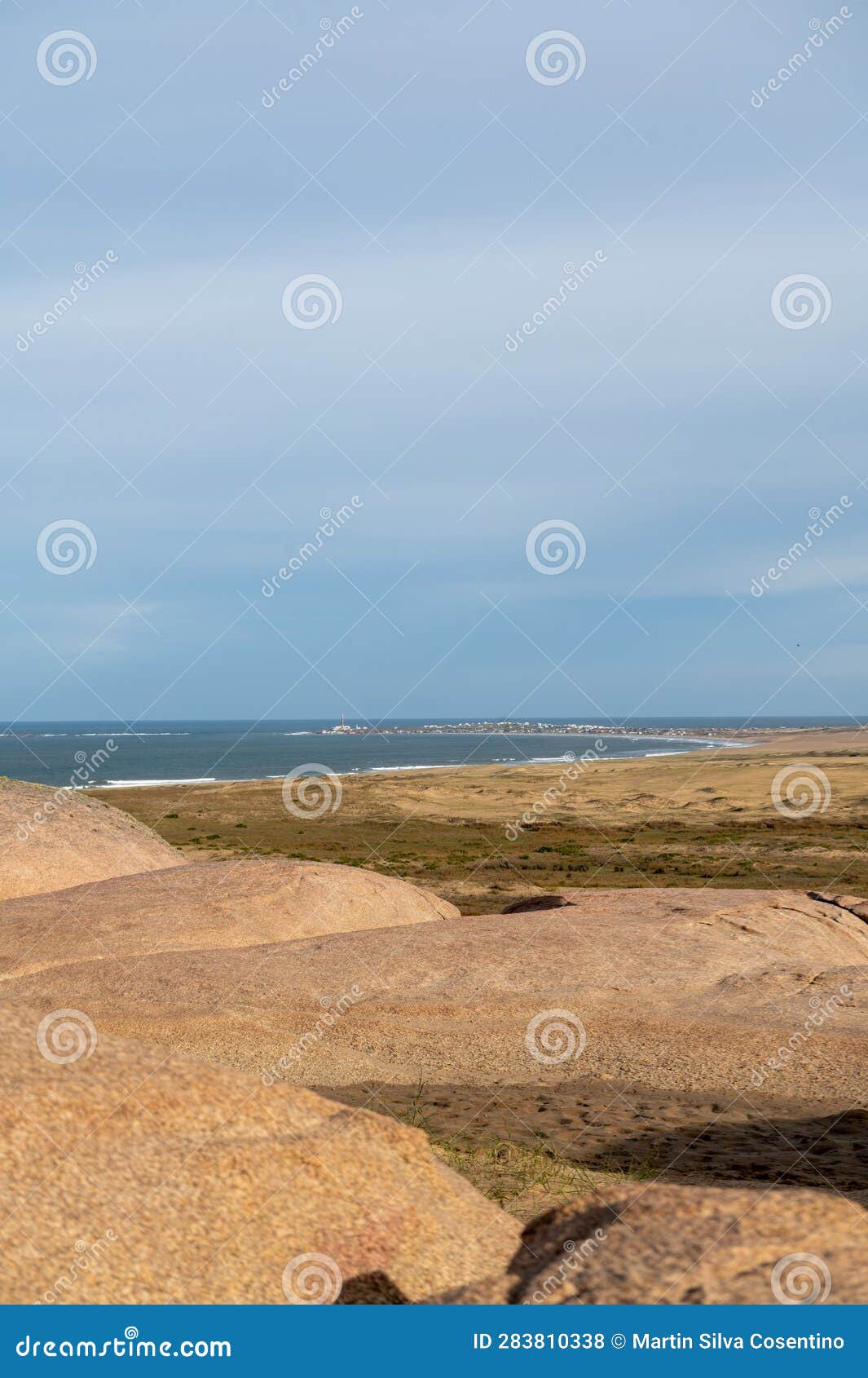 dunes of the cabo polonia national park in the department of rocha in uruguay