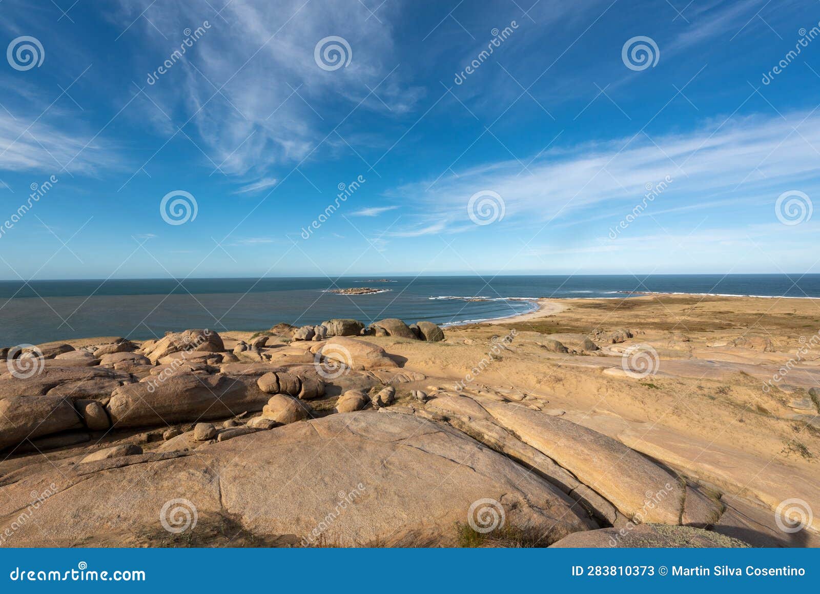 dunes of the cabo polonia national park in the department of rocha in uruguay