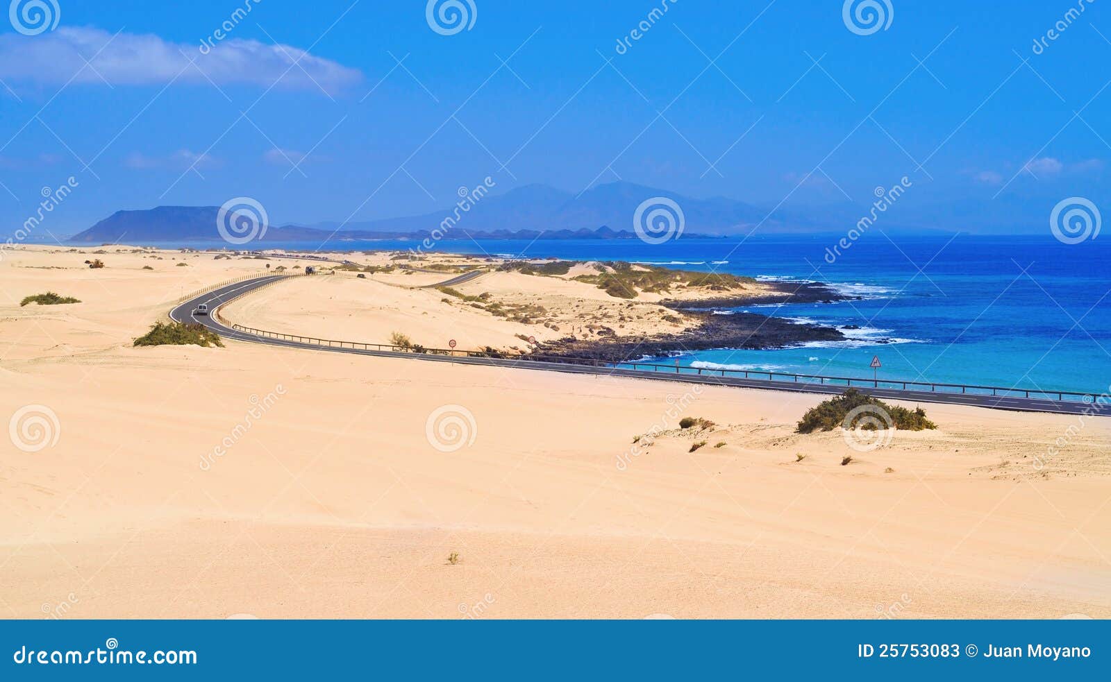 dunes of corralejo in fuerteventura, spain