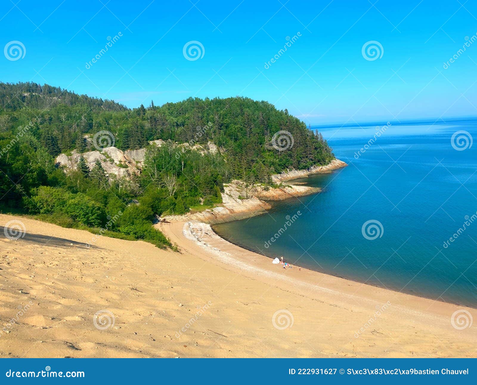 The dunes, Tadoussac stock image. Image of vacation 222931627