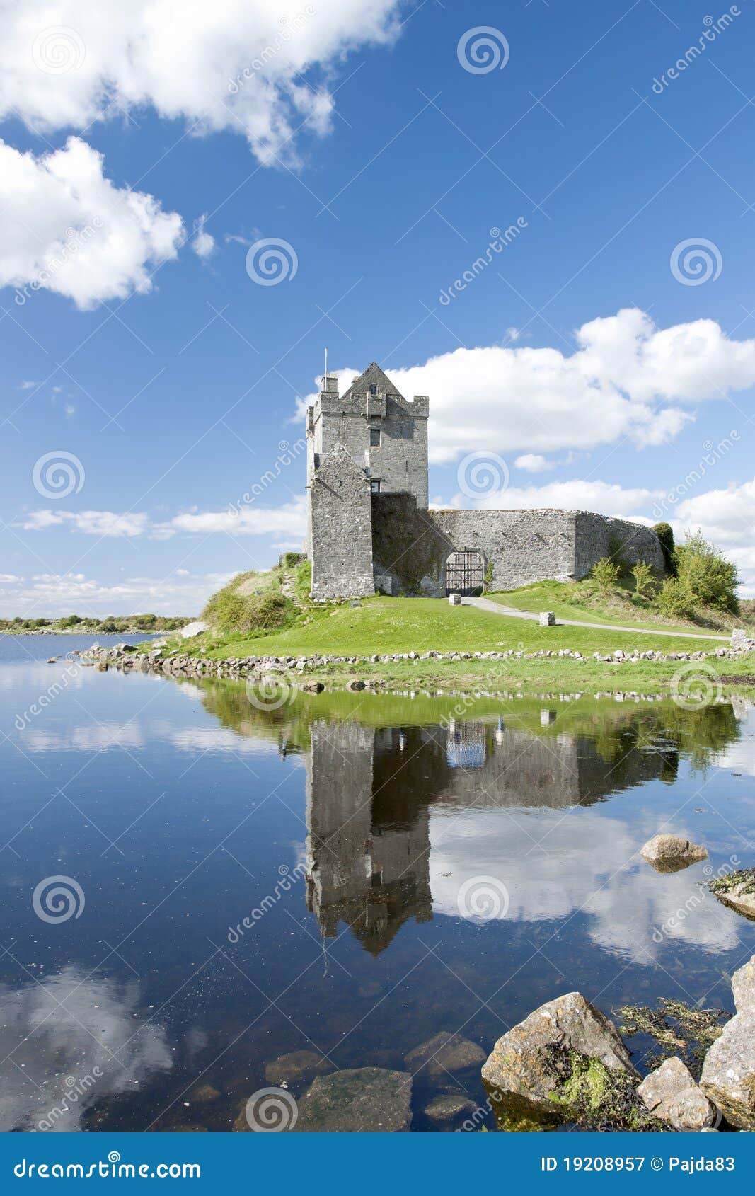 dunguaire castle in kinvara, ireland.