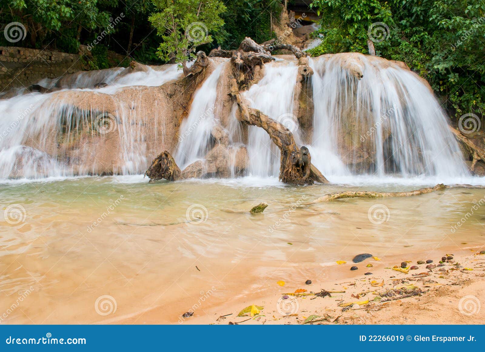 Dunn s River Falls stock image. Image of gardens, cascade 22266019
